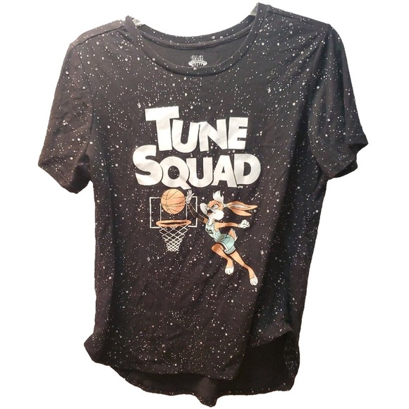 Space Jam Tops - Womens Space Jam Lola Tune Squad T-Shirt Size 3XL Black